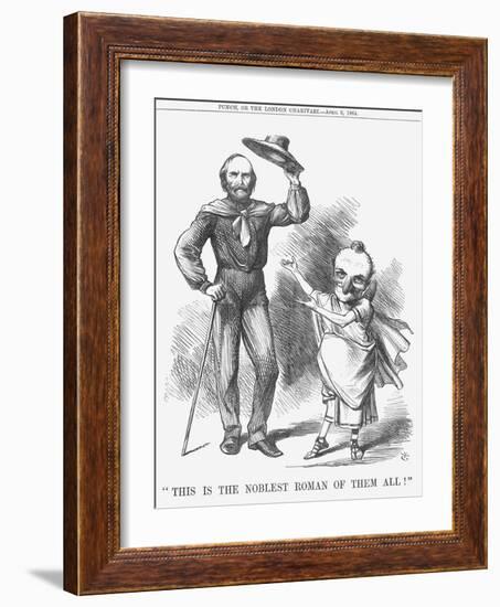 This Is the Noblest Roman of Them All!, 1864-John Tenniel-Framed Giclee Print