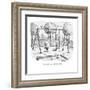 "This is where I come to unwind." - New Yorker Cartoon-C. Covert Darbyshire-Framed Premium Giclee Print