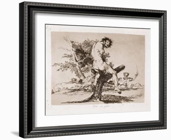 This is worse-Francisco Jose de Goya y Lucientes-Framed Giclee Print