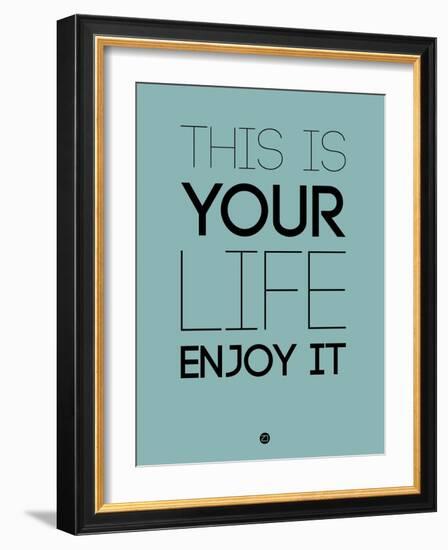 This Is Your Life Blue-NaxArt-Framed Art Print