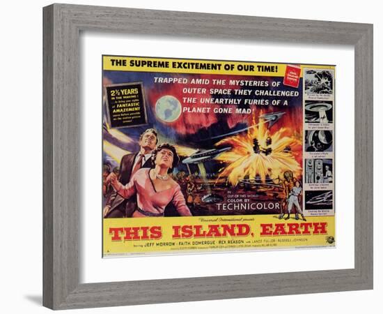 This Island Earth, 1954-null-Framed Art Print