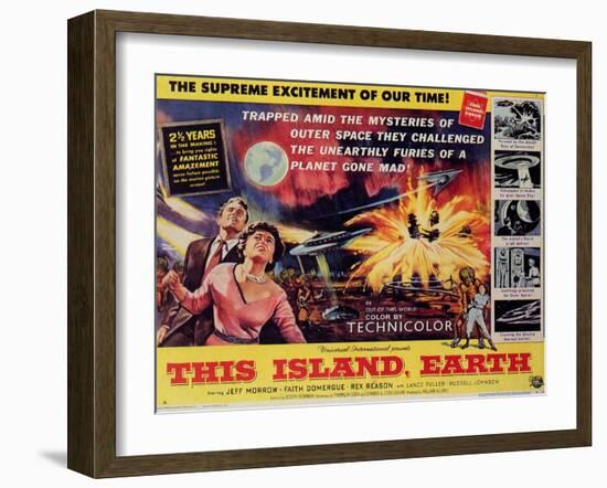 This Island Earth, 1954-null-Framed Art Print