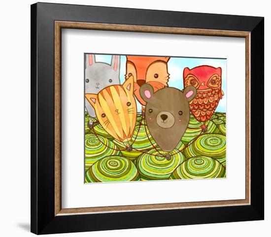 This Journey Together-My Zoetrope-Framed Art Print
