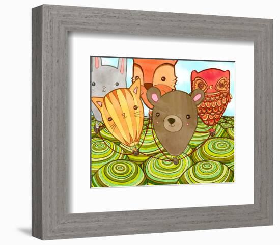 This Journey Together-My Zoetrope-Framed Art Print