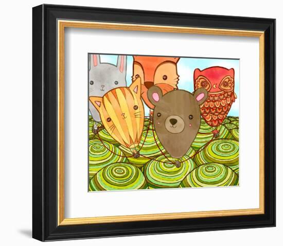 This Journey Together-My Zoetrope-Framed Art Print