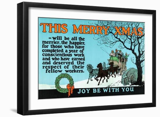 This Merry Xmas-Robert Beebe-Framed Art Print