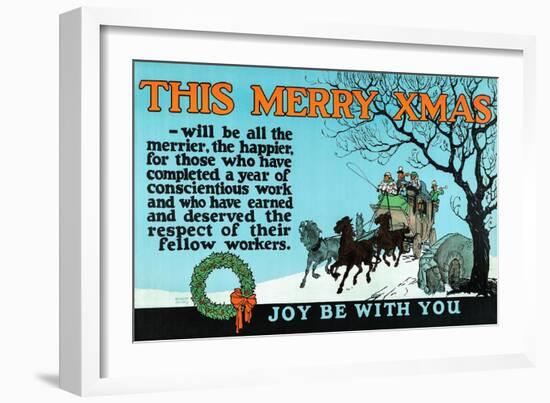 This Merry Xmas-Robert Beebe-Framed Art Print