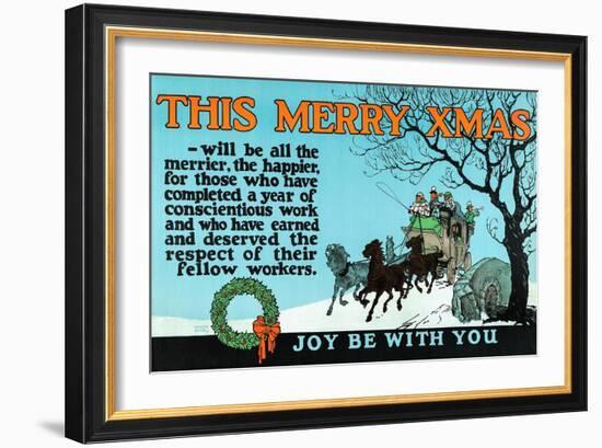 This Merry Xmas-Robert Beebe-Framed Art Print