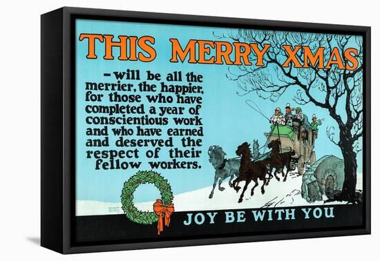 This Merry Xmas-Robert Beebe-Framed Stretched Canvas