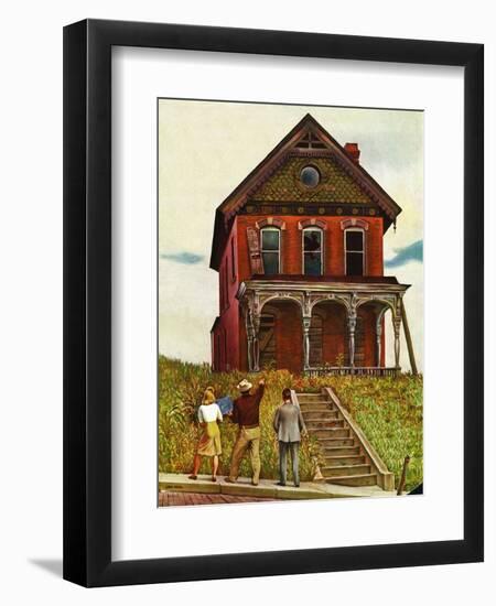 "This Old House," May 18, 1946-John Falter-Framed Giclee Print