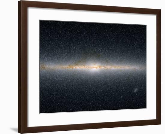 This Panoramic View Encompasses the Entire Sky As Seen by Two Micron All-Sky Survey-Stocktrek Images-Framed Photographic Print