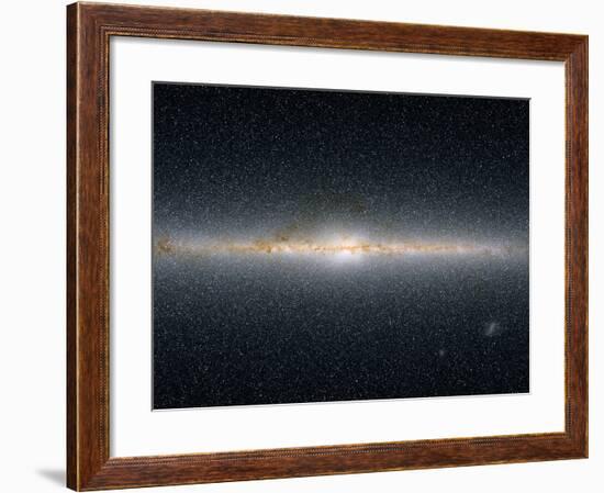 This Panoramic View Encompasses the Entire Sky As Seen by Two Micron All-Sky Survey-Stocktrek Images-Framed Photographic Print