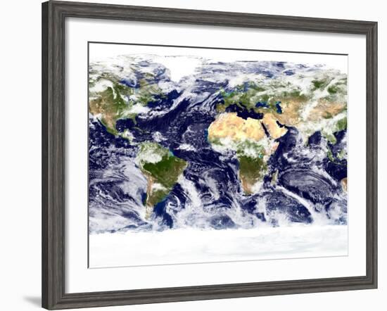 This Spectacular Image is the Most Detailed True-Color Image of the Entire Earth to Date-Stocktrek Images-Framed Photographic Print