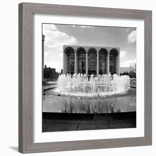 This Undated Photo Shows the Metropolitan Opera House-null-Framed Photographic Print