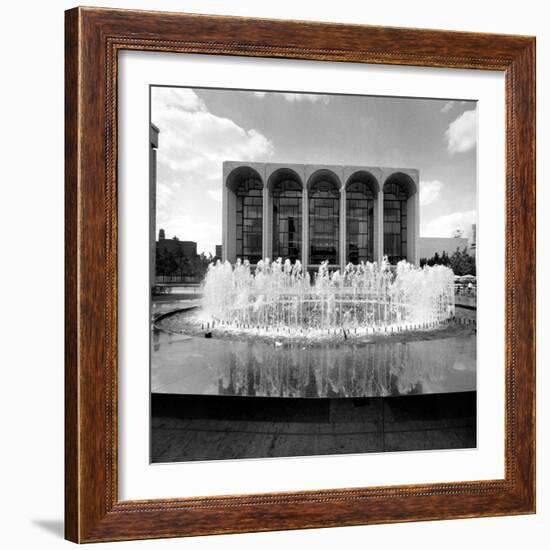 This Undated Photo Shows the Metropolitan Opera House-null-Framed Photographic Print