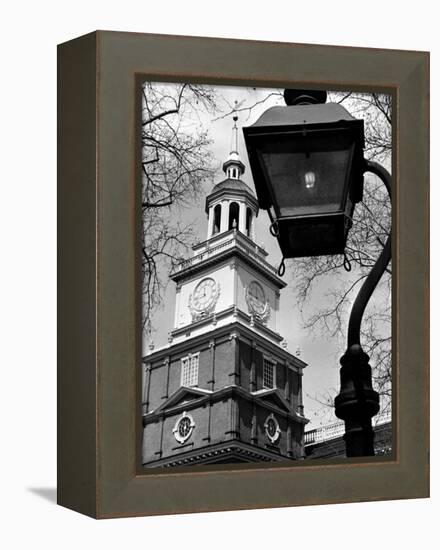 This View Shows Independence Hall-null-Framed Premier Image Canvas