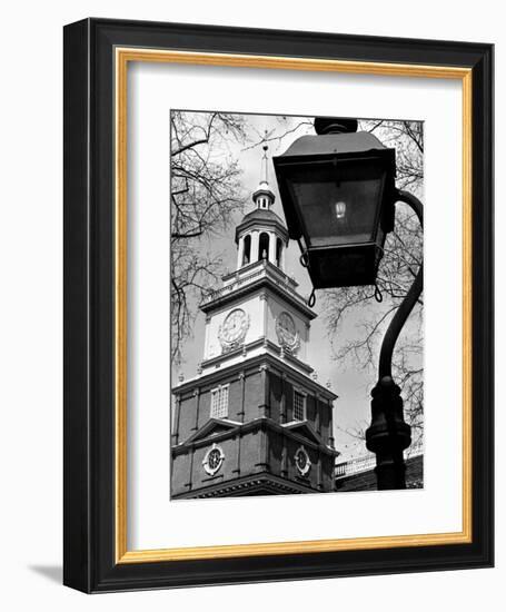 This View Shows Independence Hall--Framed Photographic Print