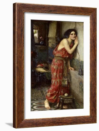 Thisbe' or 'The Listener', 1909-John William Waterhouse-Framed Giclee Print