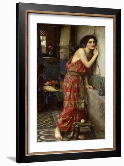 Thisbe' or 'The Listener', 1909-John William Waterhouse-Framed Giclee Print