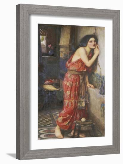 Thisbe or The Listener, c.1909-John William Waterhouse-Framed Giclee Print