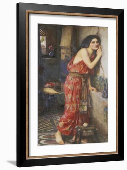 Thisbe or The Listener, c.1909-John William Waterhouse-Framed Giclee Print