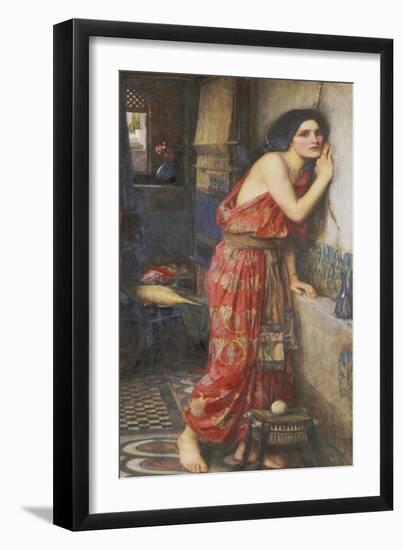 Thisbe or The Listener, c.1909-John William Waterhouse-Framed Giclee Print