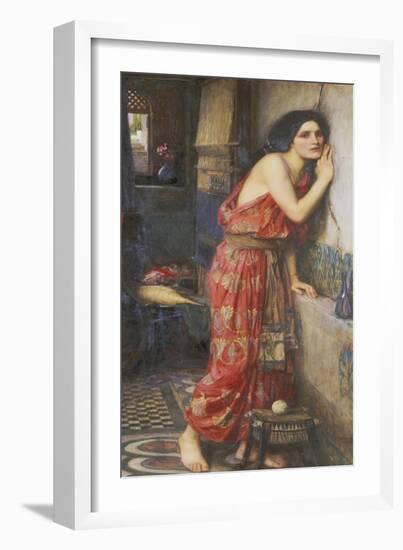 Thisbe or The Listener, c.1909-John William Waterhouse-Framed Giclee Print