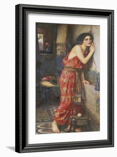 Thisbe or The Listener, c.1909-John William Waterhouse-Framed Giclee Print