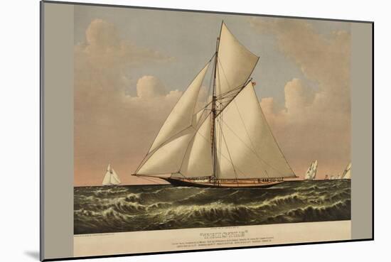 Thistle: Cutter Yacht-null-Mounted Art Print