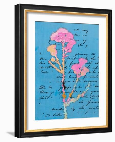 Thistle Notes II-Karen Smith-Framed Art Print