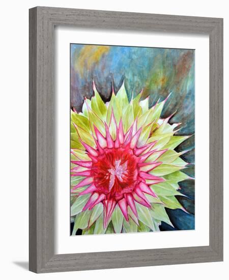 Thistle-Jennifer Redstreake Geary-Framed Art Print