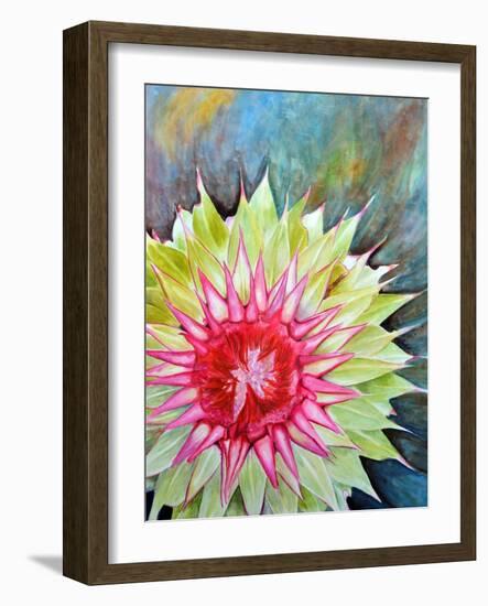 Thistle-Jennifer Redstreake Geary-Framed Art Print