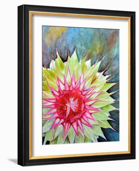 Thistle-Jennifer Redstreake Geary-Framed Art Print