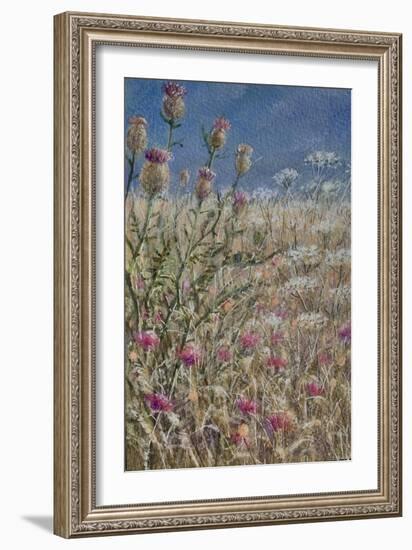 Thistles 1-Lincoln Seligman-Framed Giclee Print