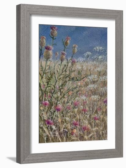 Thistles 1-Lincoln Seligman-Framed Giclee Print