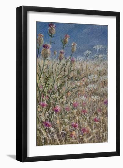 Thistles 1-Lincoln Seligman-Framed Giclee Print