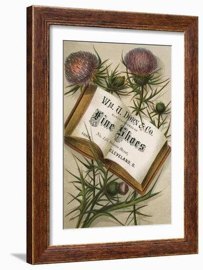 Thistles and Fine Shoes-null-Framed Art Print
