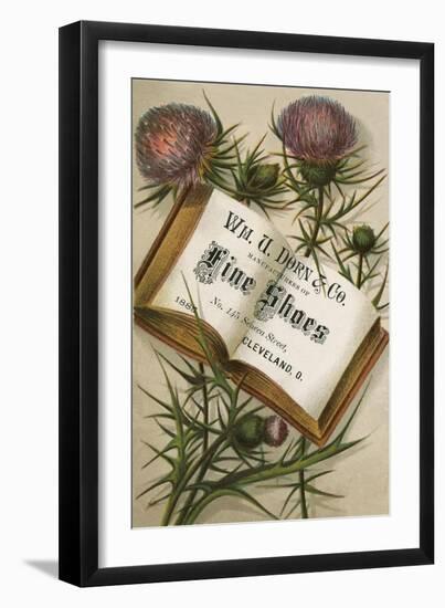 Thistles and Fine Shoes-null-Framed Art Print