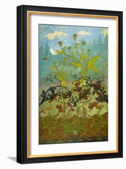 Thistles and Foxglove; Chardons Et Digitales, 1899-Paul Ranson-Framed Giclee Print