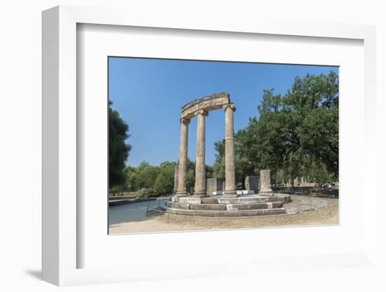 Tholos, Ancient Greek ruins, Olympia, Greece-Jim Engelbrecht-Framed Photographic Print