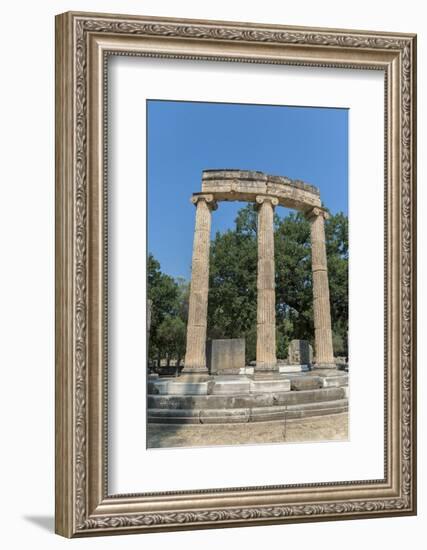 Tholos, Ancient Greek ruins, Olympia, Greece-Jim Engelbrecht-Framed Photographic Print