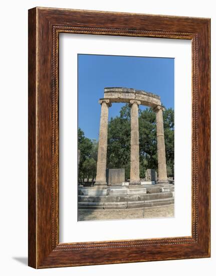 Tholos, Ancient Greek ruins, Olympia, Greece-Jim Engelbrecht-Framed Photographic Print