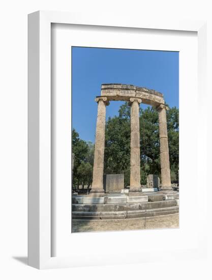 Tholos, Ancient Greek ruins, Olympia, Greece-Jim Engelbrecht-Framed Photographic Print