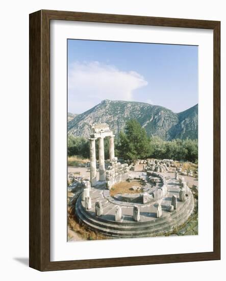 Tholos of the Athena Pronaia in Delphi, Greece-Rainer Hackenberg-Framed Photographic Print