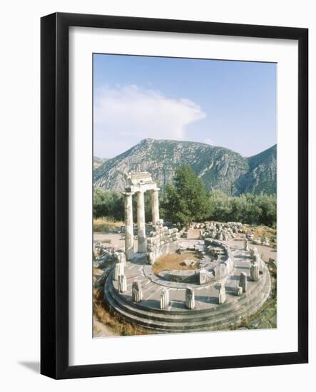 Tholos of the Athena Pronaia in Delphi, Greece-Rainer Hackenberg-Framed Photographic Print