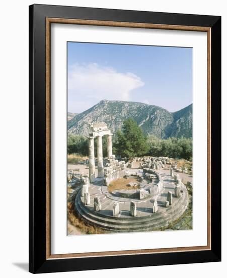 Tholos of the Athena Pronaia in Delphi, Greece-Rainer Hackenberg-Framed Photographic Print