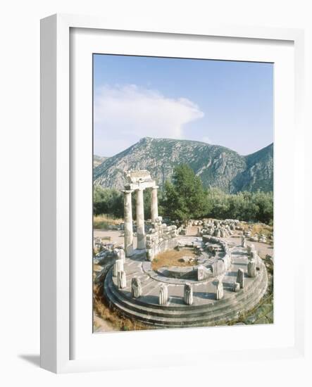 Tholos of the Athena Pronaia in Delphi, Greece-Rainer Hackenberg-Framed Photographic Print