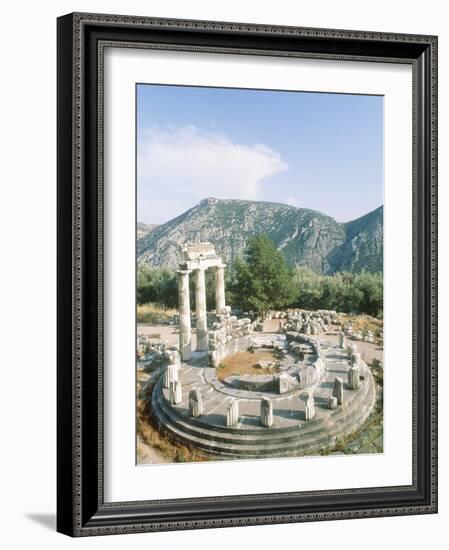 Tholos of the Athena Pronaia in Delphi, Greece-Rainer Hackenberg-Framed Photographic Print