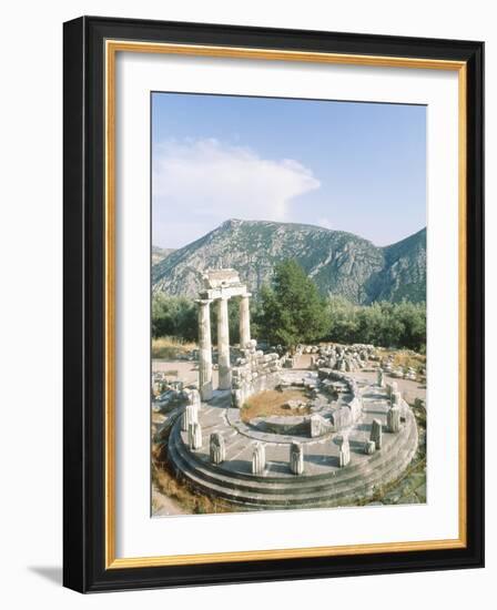 Tholos of the Athena Pronaia in Delphi, Greece-Rainer Hackenberg-Framed Photographic Print