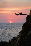 Acapulco Cliff Divers at Sunset-Thom Lang-Photographic Print